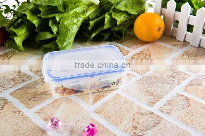 3pcs plastic kitchen plastic food storage container set
