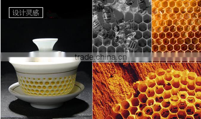 Hollow Out Jade Exquisite Ceramic Tea Set QD-L107