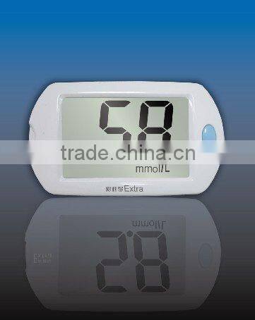 Large screen one key operation new blood glucose meter Extra FDA certificate blood sugar monitor