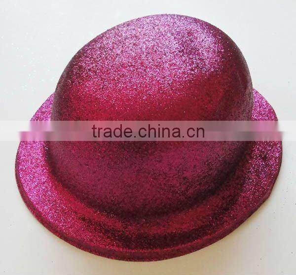 glitter round hats