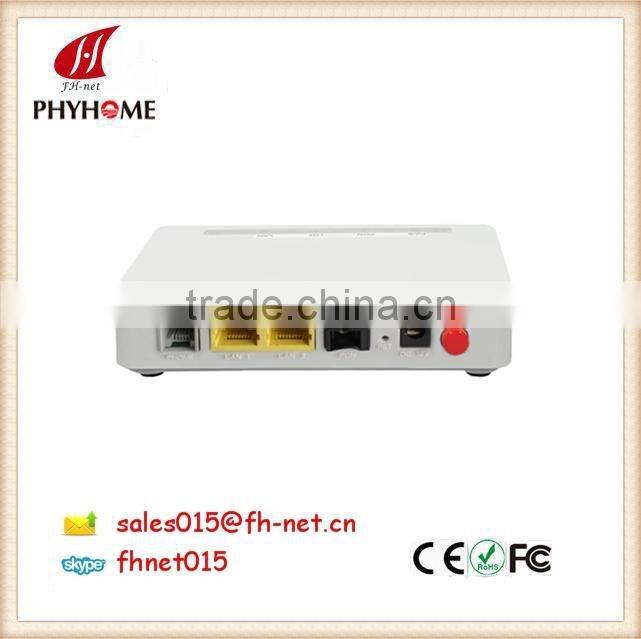 EPON ONU 2 Ethernet port +1VOIP/POTS compatible with huawei/zte OLT