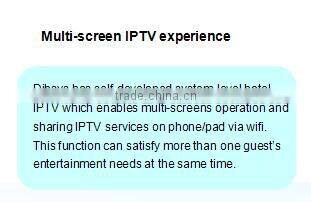 Low cost and Most Scalable Community/Enterprise/Hotel IPTV solution and system interfaces with PMS,BMS,CMS
