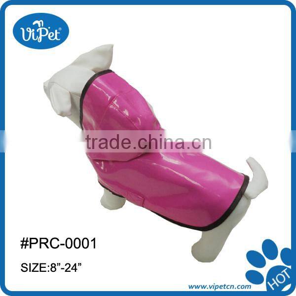 Pet waterproof raincoat with Solid color