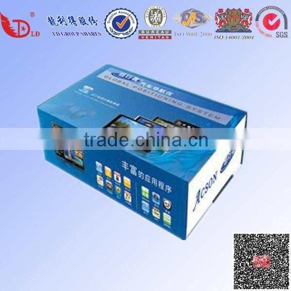 3 ply corrugated box for packing eletronic products/brown kraft paper carton box