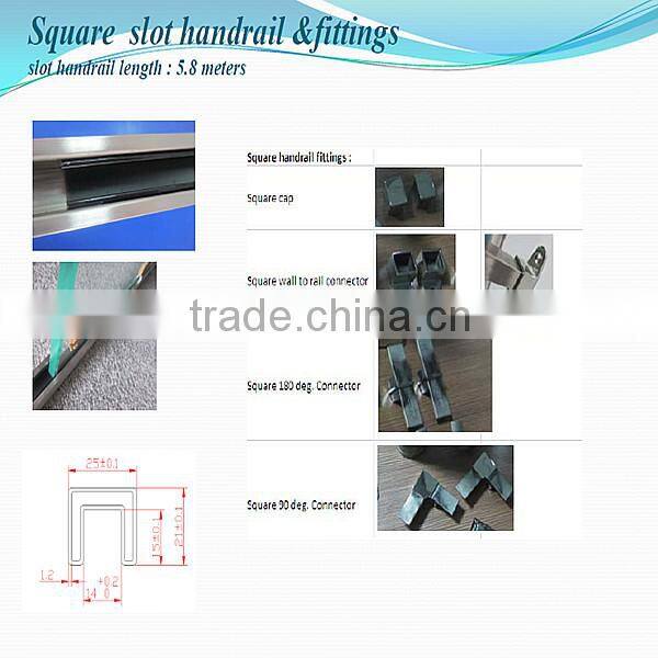 slotted mini top rail for 12mm laminated glass deck railing designs