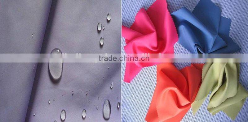 Factory wholesales 2014 newly umbrella and rain coat design polyester taffeta waterproof fabric