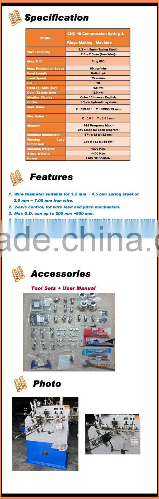 CNC-451 Taper Spring Coiling Machine