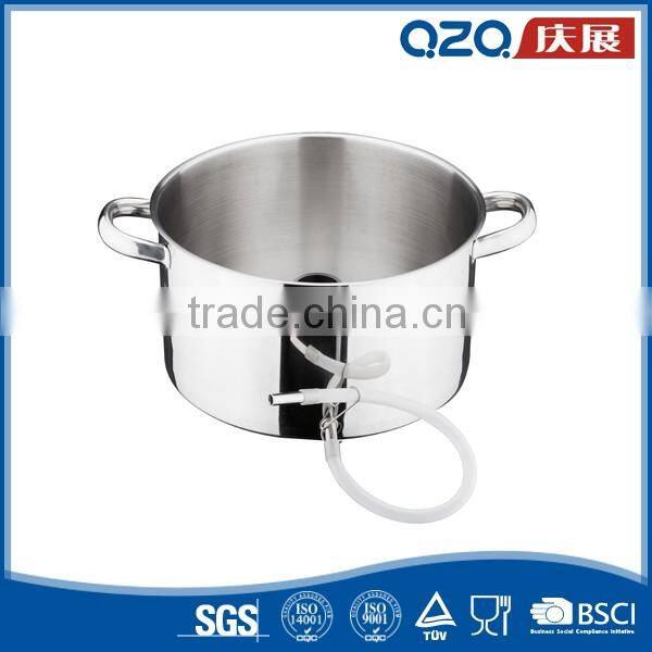 26cm stainless steel fruit steam silver juice pot