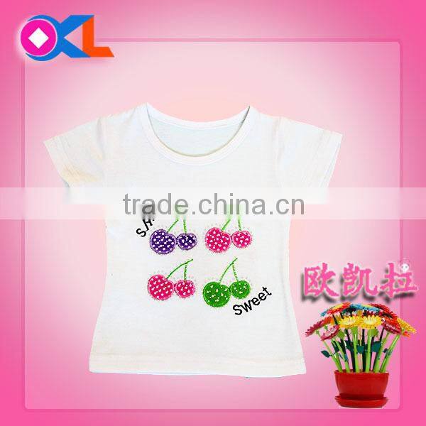 China best quality fashionable cute wholesale children hood t-shirt