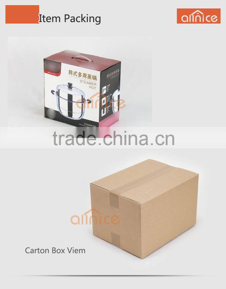 Stainless steel double layer steamer pots made in china