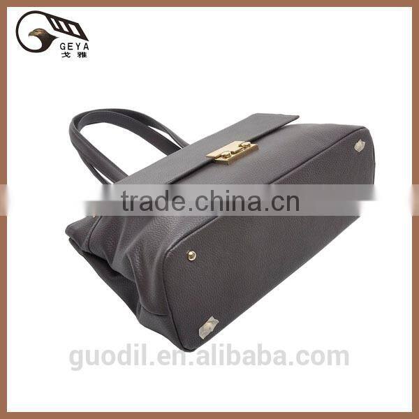 2014 Colorful wholesale leather handbag woman bag china supplier