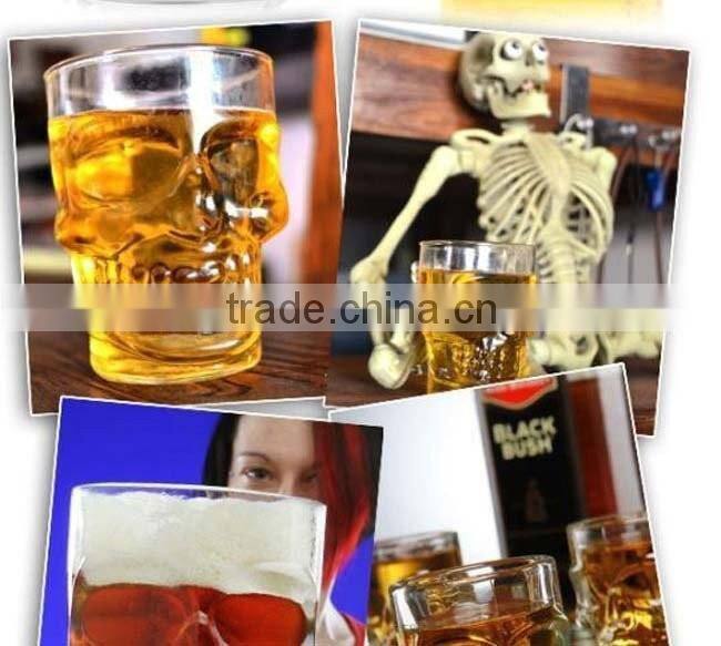 500ml skull cup skull glass cup beer cup