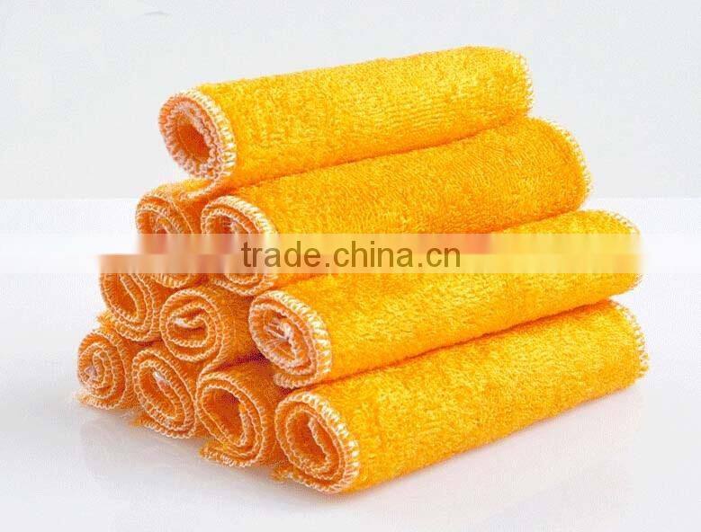 Supern absorbent kitchen bamboo fiber cleaning cloth