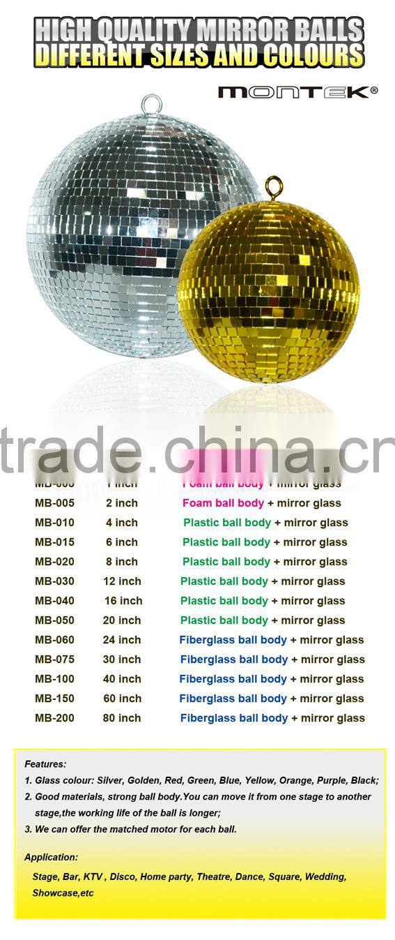 Mounteck factory large mirror balls (size optional) for festival large outdoor christmas balls diameter 40 inch 100cm