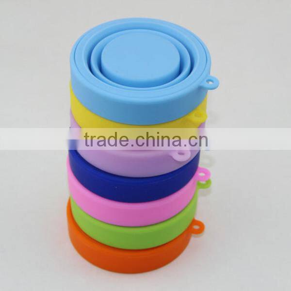 China Supplier Hot Selling High Quality heat resistance folding silicone cup
