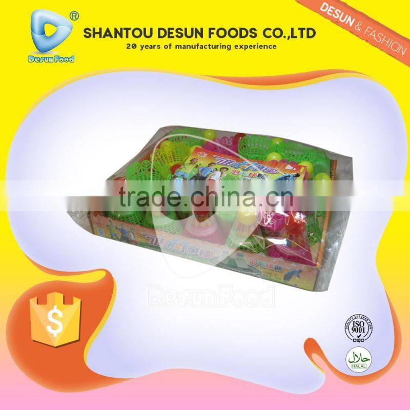 Badminton toy and candy