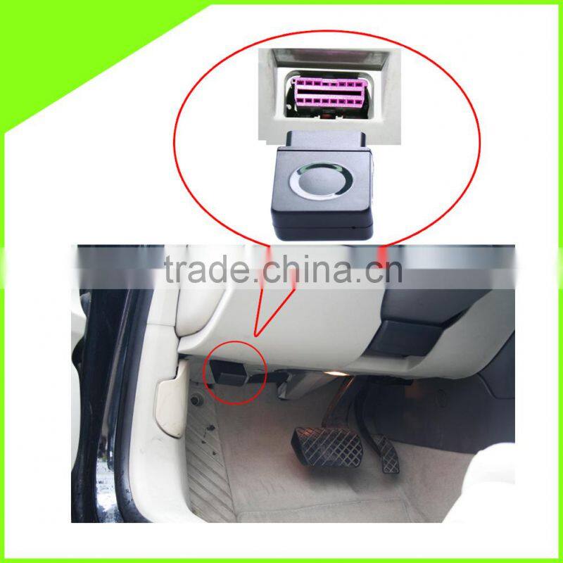 OBD II GPS trackers with GSM SMS communication and low cost for fleet management