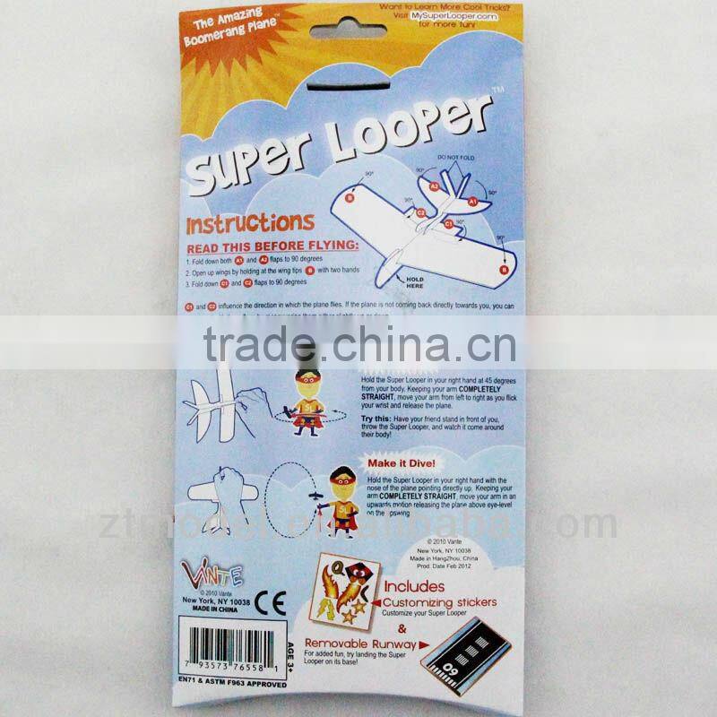 Fun Toy Boomerang Glider Children's Games Toys