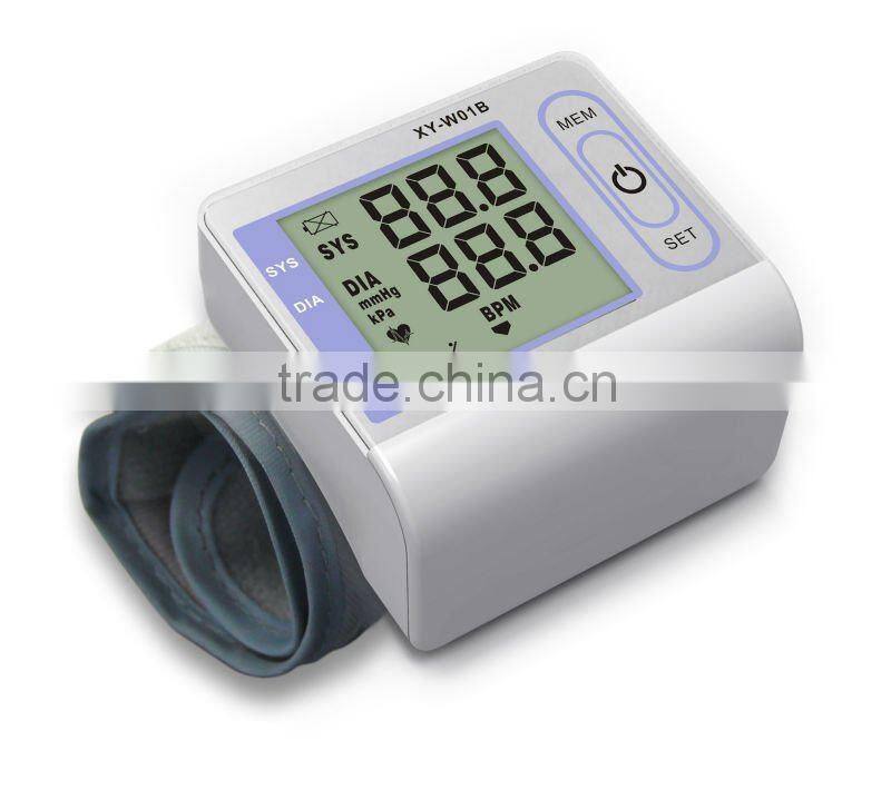 Blood pressure monitor wrist type with big LCD display New item