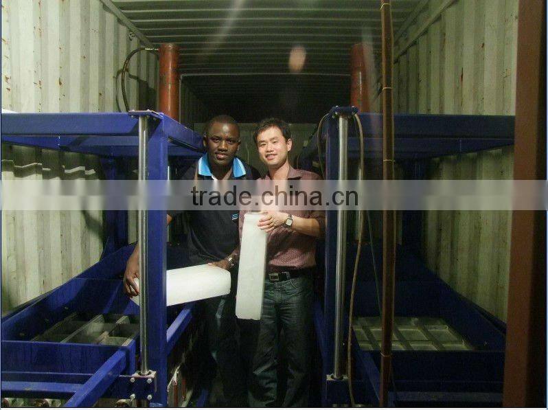 block ice making machine produce ice for fishing, cooling, low temperature
