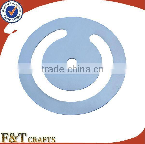 2015 custom round shape blank metal bookmark