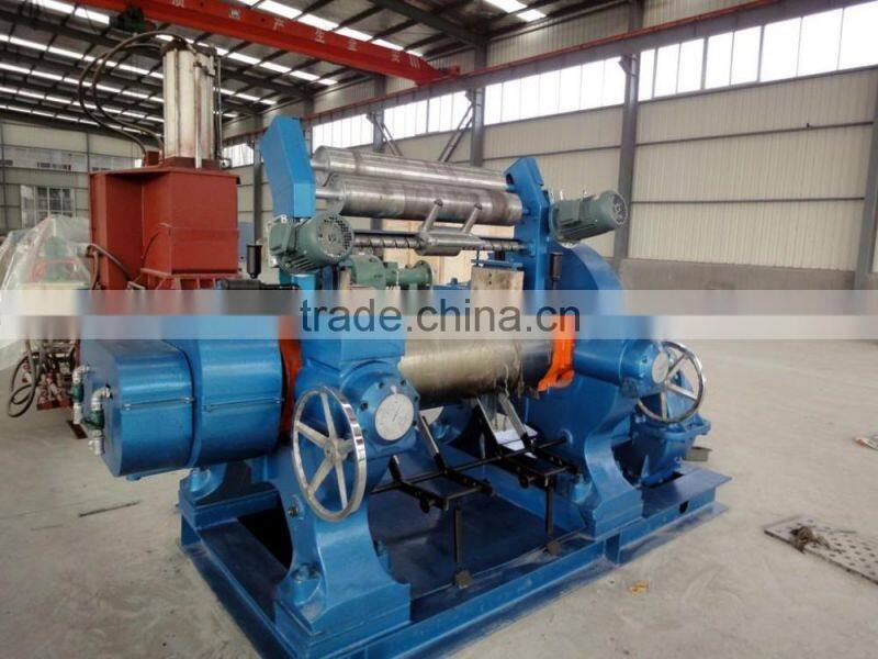 high quality two roll mixing mill with above rollers