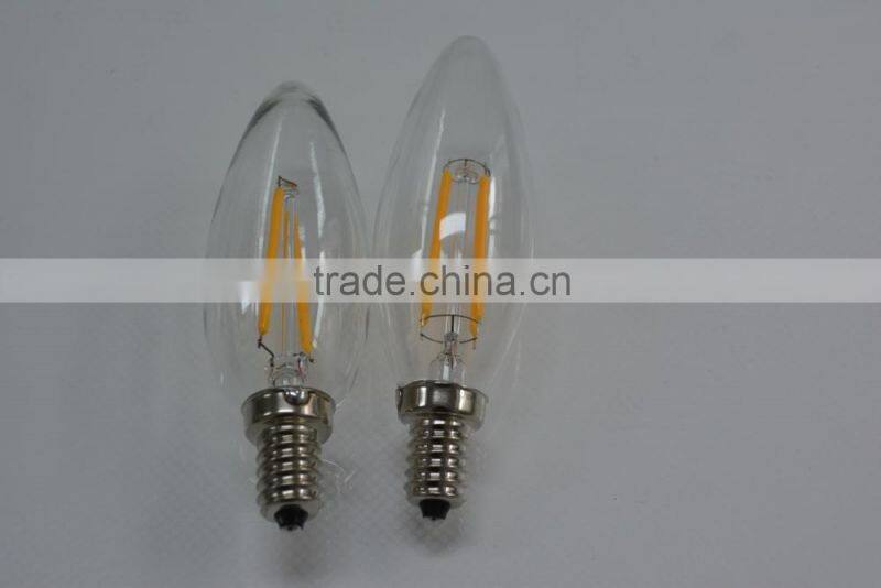 2w led filament bulb energy saving edison bulb candle