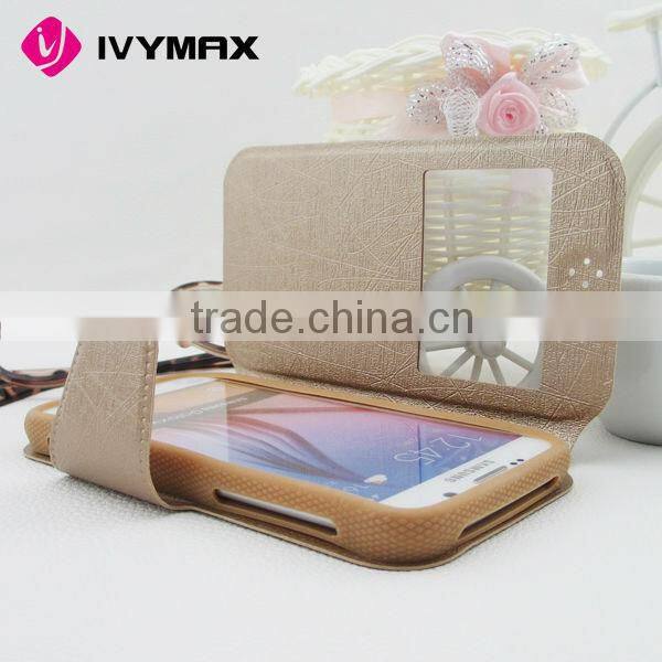 Newest 2nd Universal wallet pu silicone phone case