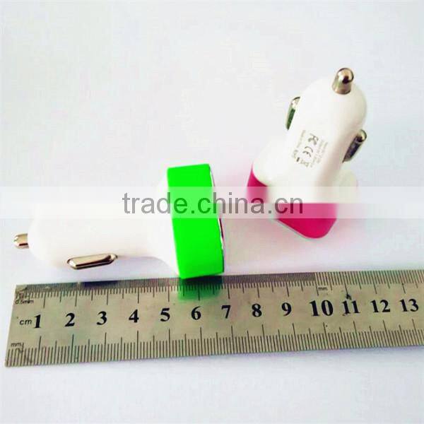 5.1a portable usb car charger 3 usb ports car charger adapter for smartphone