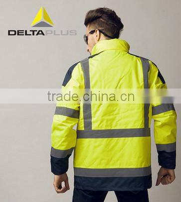 PU-coated Polyester High Visibility Parka Working Clothes
