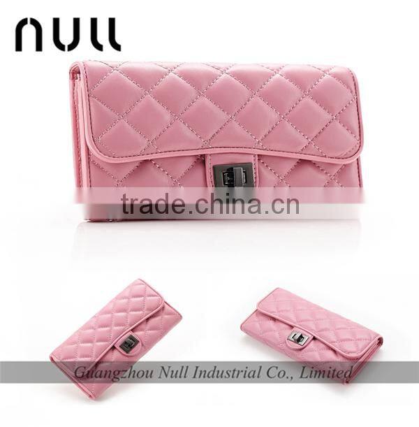 Popular fshion design pu travel leather purse