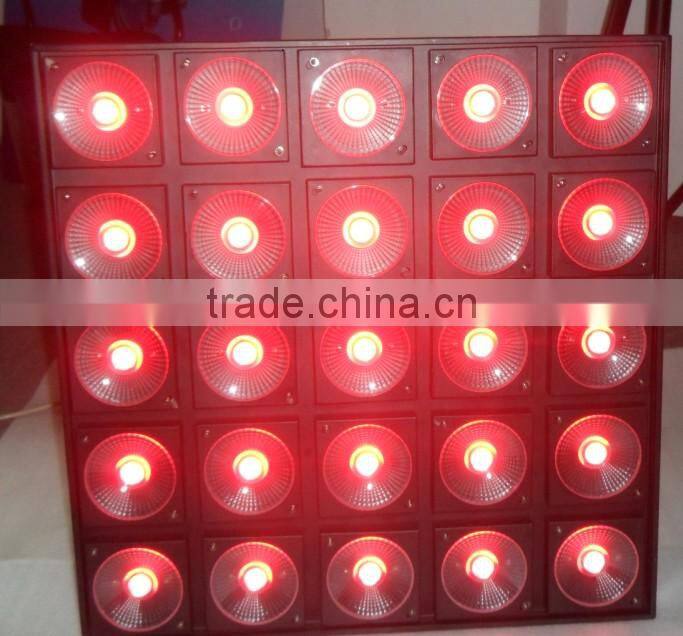 audience light stage panel 25x30w warm white or rgb matrix led blinder