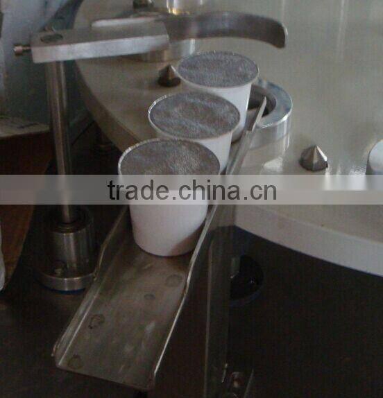 Rotary K-cup coffee capsule filling sealing machine