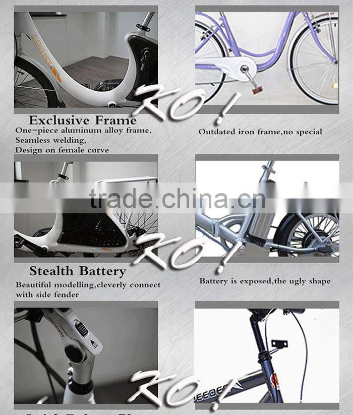 Lark, 2016 new model cheap price electric city bicycle/ lady bike