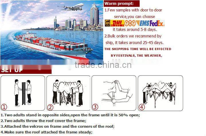 10x10' hot sale in Brazil Market good quality cheap price canvas tent