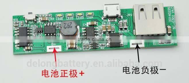 Mobile battery charger smart portable power bank 10400mah LCD display power bank