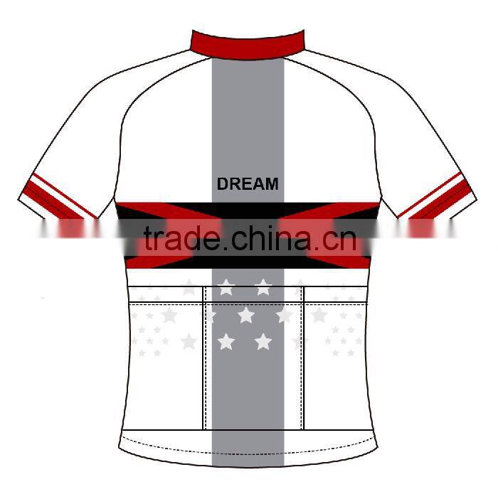 Custom Quick Dry White Plus Size bikewear For Team wear