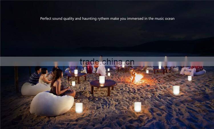 2016 New Style Touch Sensor Portable Wireless Mini LED Bluetooth Speaker for Smartphone PC Tablet Laptop