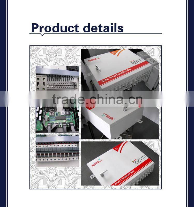 high eficiency electric 8 string combiner Box IP65