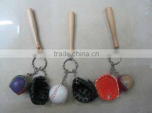 2013Fashionable baseball key chain