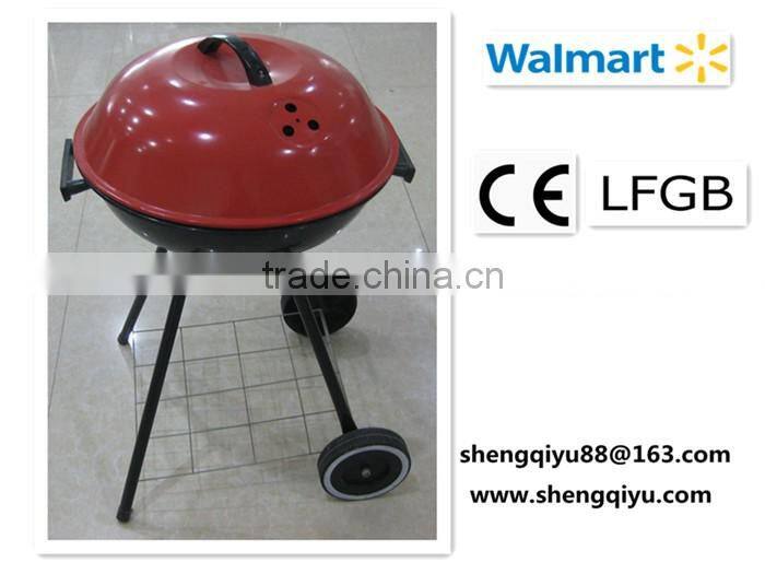 indoor/garden mini size trolley folding Easily Assembled charcoal grill for party