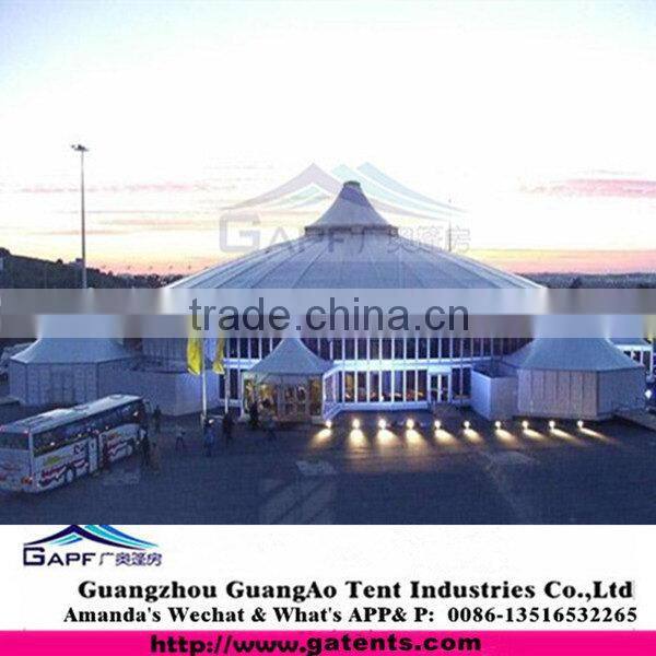 Latest Fashion high quality curved banquet tent