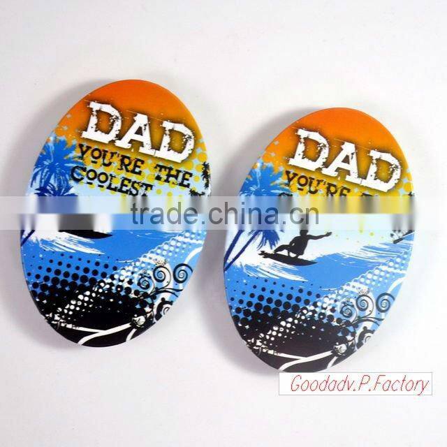 Promotional gifts plastic round bottle opener(custom)