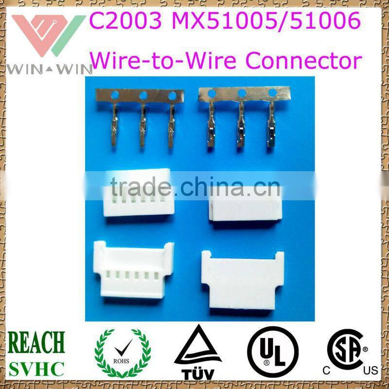 2.5mm Pitch 2505 SM2.5 Electronic Wire to Wire Connector