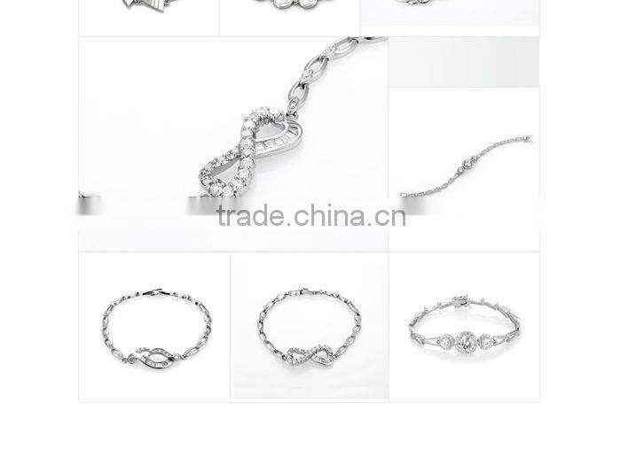hot sale costume silver jewelry starfish bracelet