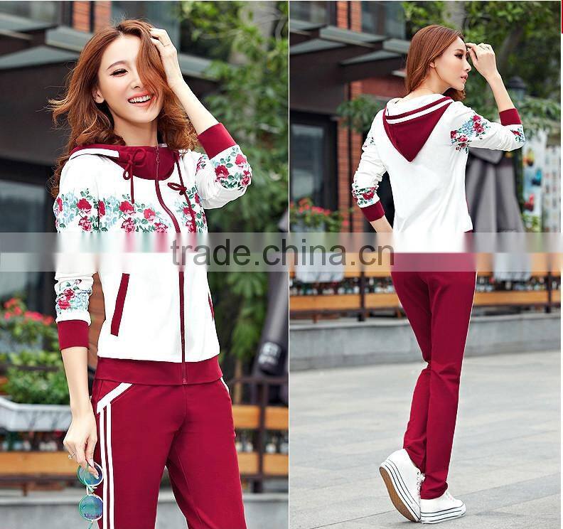 Women's embroidered sportswear/Lover's sportswear