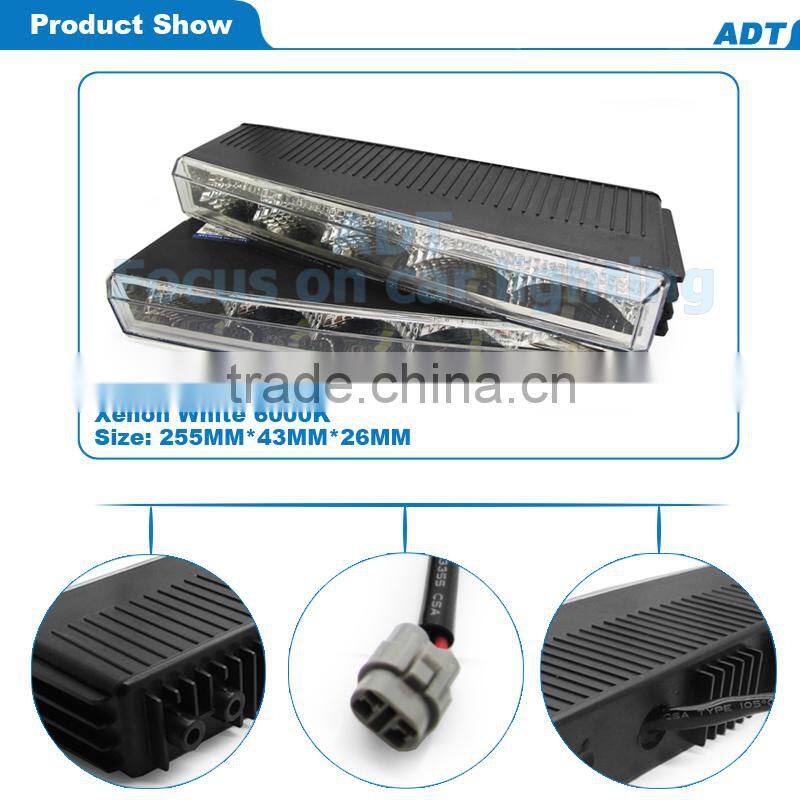 Super white 10led daytime running light DRL for rainny day or fog day