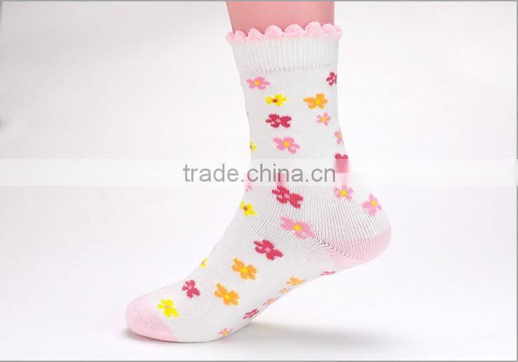 childrens cartoon tube sock slipper socks with rubber sole for children