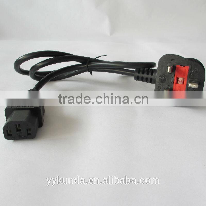 Factory price global PC Power Plug to C13 3-pin Power Cords