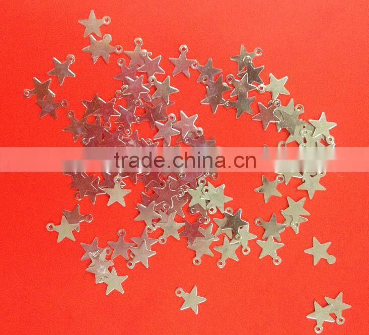 Fashion Metal colourfull star Charm custom metal star charm pendants
